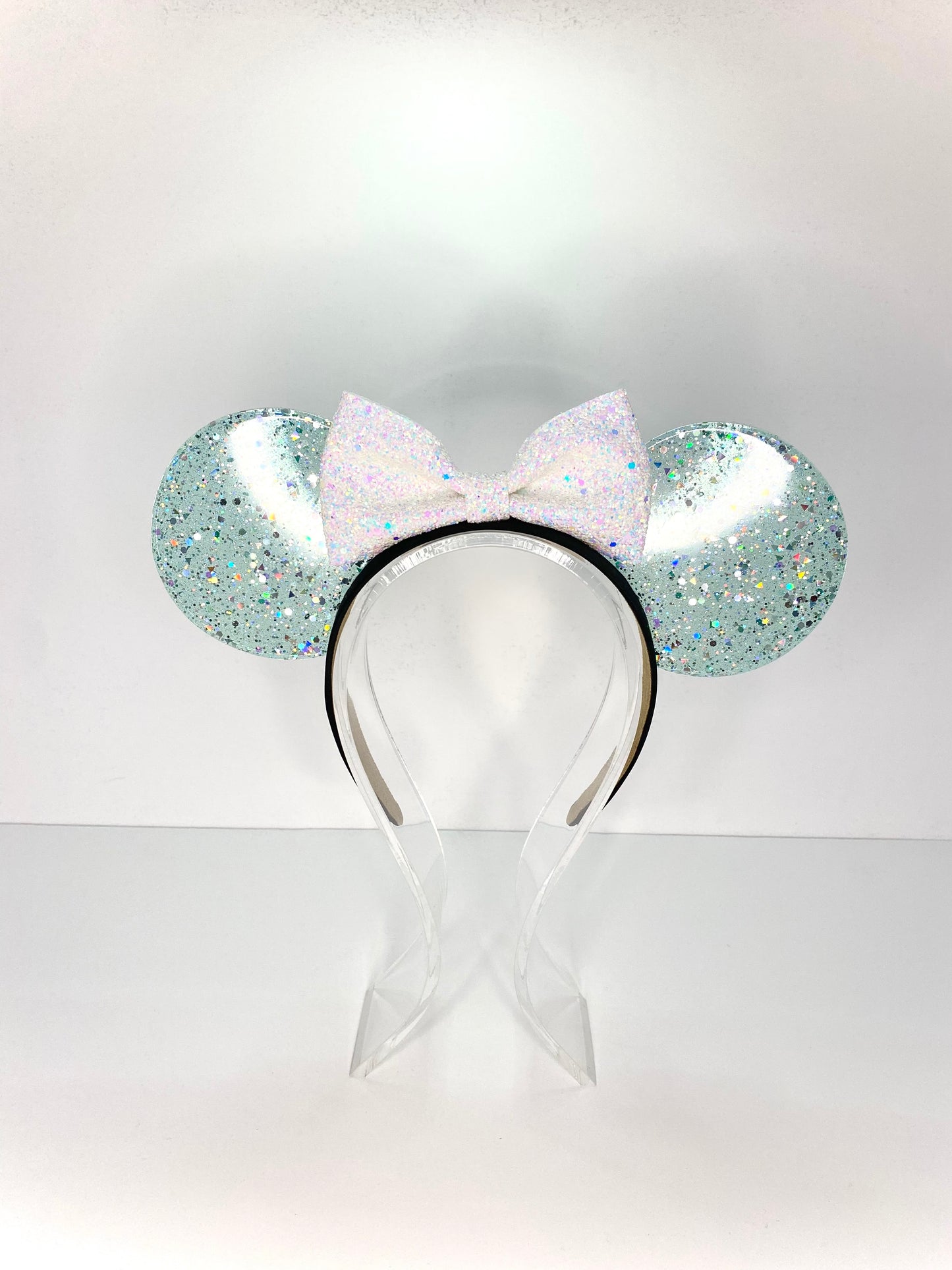 Tiffany Blue Glitter Resin Ears