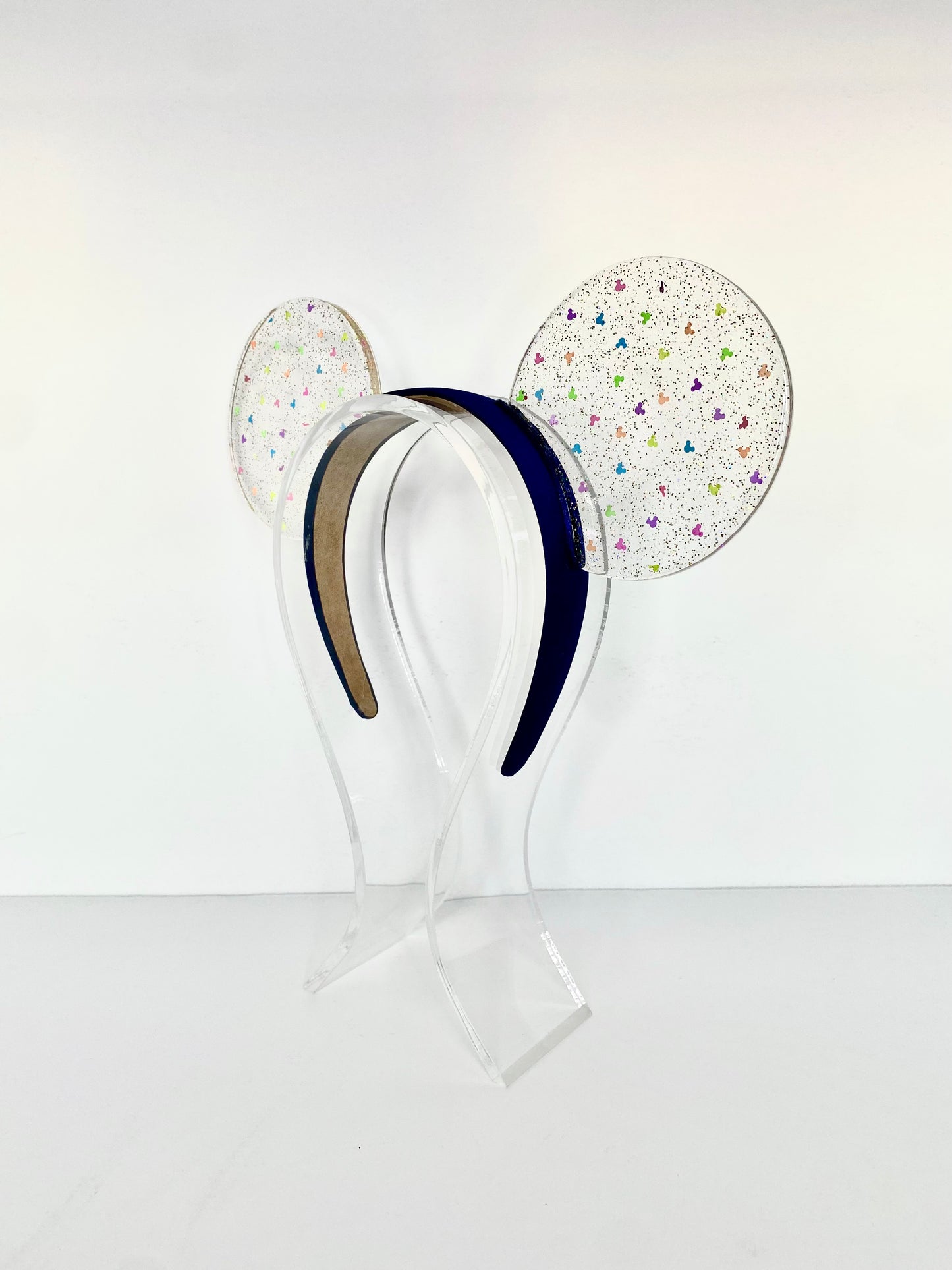 Neon Mouse Head Confetti Resin Ears